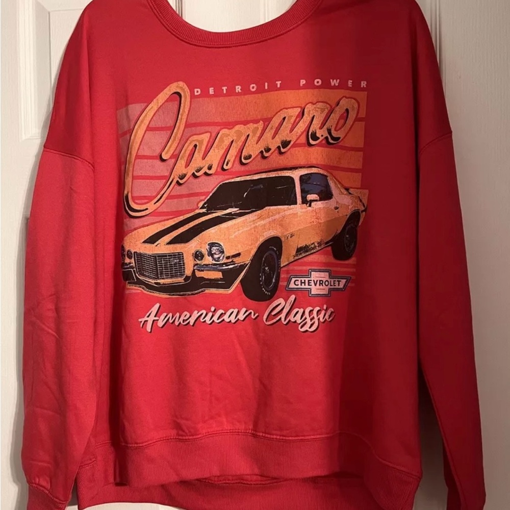 Red Vintage Camero Sweatshirt Size XL